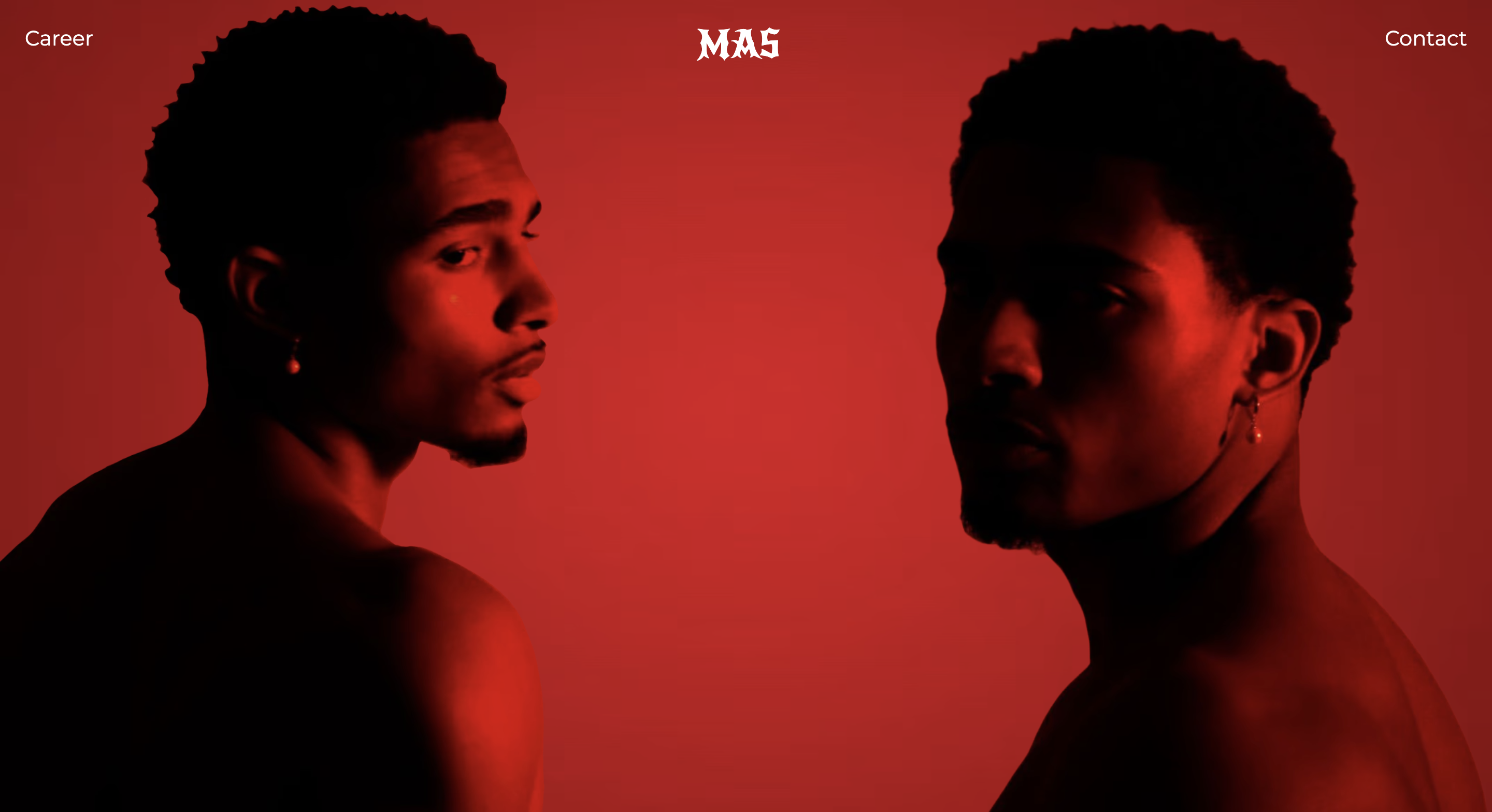 Capture d'écran du site Model Book